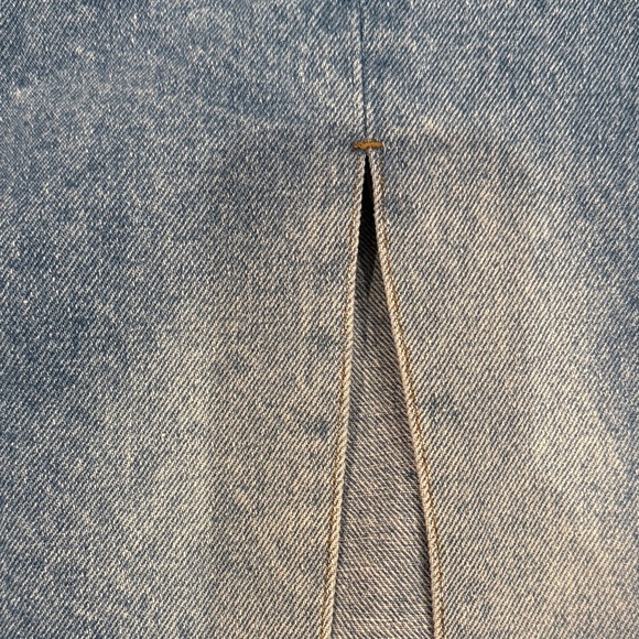 Edikted Blue Denim Mini Skirt - Picture 7 of 8